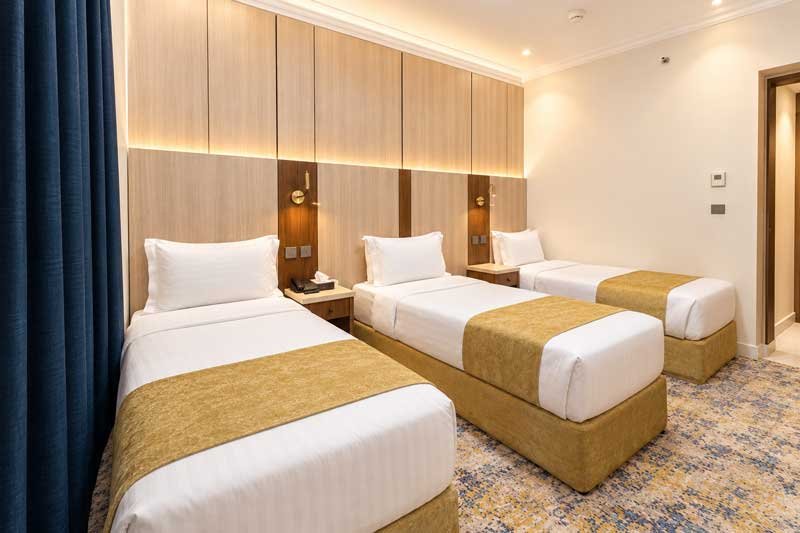 sama al zahbi triple hotel room